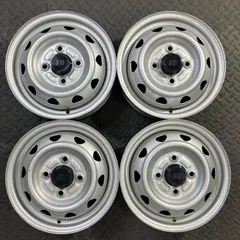 ブリヂストン ジェクト JECT スチールホイール 12×3.5J+45 PCD100/4H キャリィ エブリィ クリッパー 鉄ホイール 4本【1634W】のサムネイル
