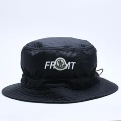 極美品 MONCLER モンクレール FRAGMENT フラグメント バケットハット ハット ブラック サイズL 中古 4a005219のサムネイル