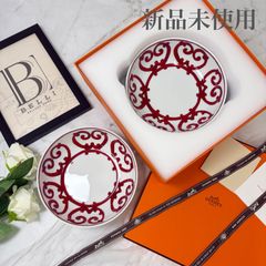 新品未使用 エルメス Hデコ アッシュデコ デザートプレート 2枚 1614
