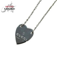 希少】グッチ✨ホエールテール ハート ネックレス sv925 付属品✨美品