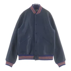 WAREHOUSE (ウェアハウス) オールレザー アワード ジャケット ネイビー 2168のサムネイル