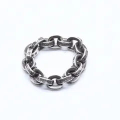 CHROME HEARTS クロムハーツ ペーパーチェーンリング 指輪 サイズ9号 重量約4.55g シルバー925 アクセサリー 美品 中古 4a005197のサムネイル