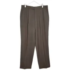 GIVENCHY ジバンシィ 3タック スラックスパンツ ブラウン(メンズ W34)中古 古着 Y5341のサムネイル