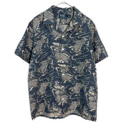 90s Ralph Lauren Shirt IMPORTED SILK 複葉機 - メルカリ