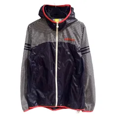 アディダスネオ adidas neo ウィンドブレーカー ジップアップ フード L 紺 ネイビー のサムネイル