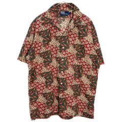 HAVERSACK パイル ビーチシャツ L 茶色 赤 鴨 総柄 カモ こげ茶 - メルカリ