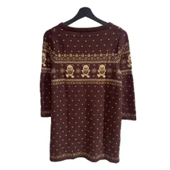 ヒステリックグラマー HYSTERIC GLAMOUR ニット セーター 7分袖 アンゴラ混 F 茶 ブラウン のサムネイル