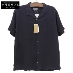 A.P.C.　アーペーセー　新品同様 リネン シャツ トップス メンズ ネイビー XL　XLのサムネイル