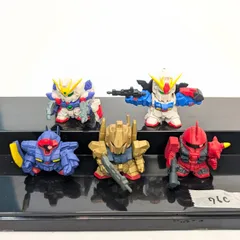 バンダイ SDガンダムフルカラー ガシャポン ミニフィギュア Zガンダム 百式 ドム ジョニーライデンザク 他 5体セット 美品のサムネイル