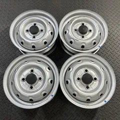スズキ キャリィ エブリィ DA52T DA52V 純正スチールホイール 12×4J+45 PCD100/4H  鉄ホイール 4本 【1636W】のサムネイル