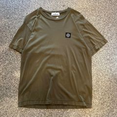 stone island ロゴTee 胸刺繍 カーキ stoneisland ストーンアイランド