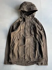 "CABANE de ZUCCA"ギミック　ジャケット　ジップパーカー　ブラウン　ズッカ　archive アーカイブ　00s ストリート　インポート ドメス　vintage ヴィンテージ　モード　y2k グランジ　亜熱帯のサムネイル