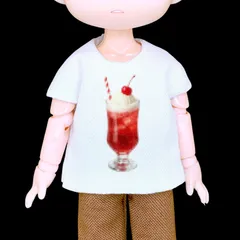 オビツ11 プリントTシャツ いちごソーダフロート ねんどろいどどーるのサムネイル