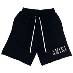 AMIRI アミリ ブランドネーム刺繍 ショートパンツ ブラック S AMIRI アミリ ブランドネーム刺繍 ショートパンツ ブラック - メルカリ