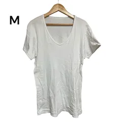 a3068 【Mサイズ】グンゼ GUNZE Vネック 半袖 Tシャツ 白 綿100%のサムネイル