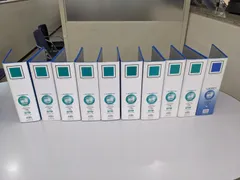 KOKUYOチューブファイル　エコツインR　A4　２穴　８㎝　10個セットのサムネイル