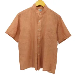 アロー ARROW Eton Collection 70s vintage ピンストライプ バンドカラー シャツ レディース  15 - 33のサムネイル