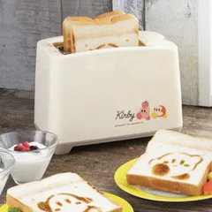 ポップアップトースター 星のカービィ （ トースター パン焼き機 パン焼き器 トースト パン カービィ ポップアップ式 朝食 朝食作り 1人暮らし キッチン家電 8枚切 6枚切 家電 可愛い キャラクター )のサムネイル