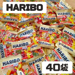 【40個】HARIBO ハリボー ミニ ゴールドベアー グミ 大容量 まとめ買い ばらまき 非常食 ポイント消化 子供 お菓子 お返し 大量 ポイント利用 食品 バレンタイン ホワイトデー 個包装 駄菓子のサムネイル