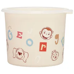おさるのジョージ アルファベット ワンタッチシール密閉保存容器 800ml スケーターのサムネイル