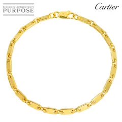 カルティエ Cartier フィガロ ブレスレット 17cm K18 YG イエローゴールド 750 Bracelet 90328590のサムネイル