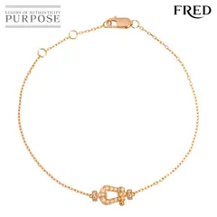 フレッド FRED フォース10 スモールモデル SM 16.5cm ダイヤ ブレスレット K18 PG ピンクゴールド 750 Force 10 90328592のサムネイル