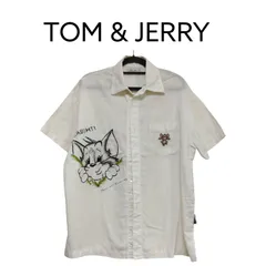 TOM ＆ JERRY　メンズ　半袖シャツ　アイボリー　FREEのサムネイル