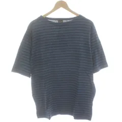 アボンタージ A VONTADE タグ付き Tシャツ カットソー 半袖 ボーダー ボートネック M 青 ブルー VTD-0396 /HNのサムネイル