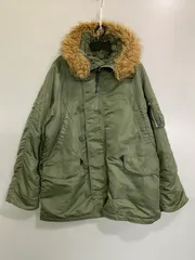 【中古品】 ALPHA INDUSTRIES アルファ インダストリーズ  N-3B FLIGHT JACKET 20024-21 フライトジャケット メンズ アウター ミリタリー ジャケット 防寒 【145-260710-em-21-min】のサムネイル