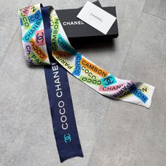 CHANEL シャネル ハートモチーフ スカーフ - メルカリ