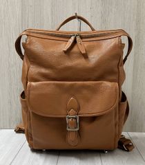 美品 ダコタ リュック バックパック ファレル B5可 やぎ革 シボ革