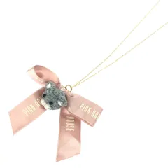 PINK HOUSE ピンクハウス ネックレス兼ブローチ  ロゴリボン/顔ぐるみ/ネコ/ニット A2103PAC035   ピンク レディース / 240001212710のサムネイル