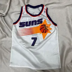 NBA フェニックス・サンズ　ホーム用ユニフォーム　レプリカ　白　ホワイト　紫　パープル　オレンジ　メンズ　ケビンジョンソン　バスケットのサムネイル