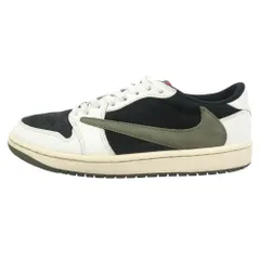 NIKE ナイキ DZ4137-106 Travis Scott Women's Air Jordan 1 Low OG Medium Olive AJ1 トラヴィススコット エアジョーダン 26cm【中古】のサムネイル