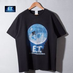 00s イーティー E・T Tシャツ L ブラック ヴィンテージ vintage スピルバーグ ムービーT アメカジ ストリート 古着 b5009