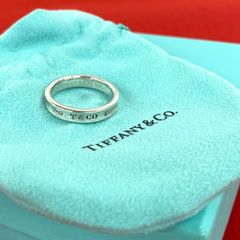 美品】Tiffany 1837 ナローリング AG925 シルバー ロゴ刻印 - メルカリ