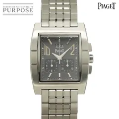 ピアジェ PIAGET アップストリーム 27150 クロノグラフ メンズ 腕時計 デイト グレー クォーツ ウォッチ Upstream 90323740のサムネイル