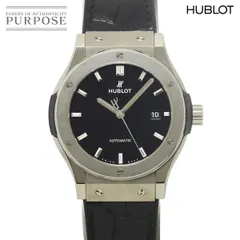 ウブロ HUBLOT クラシックフュージョン チタニウム 542 NX 1270 LR デイト メンズ 腕時計 ブラック 自動巻き Classic fusion 90326159のサムネイル