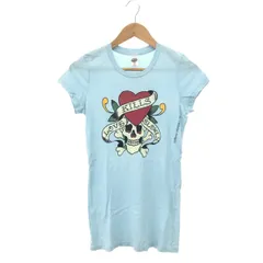 Ed Hardy エドハーディー 半袖カットソー サイズ:M スカル/ハート/Tシャツ    ブルー レディース / 240001213047のサムネイル