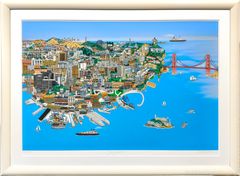 ポール・アイズピリ 「ポンヌフの景色」 リトグラフ 版画 絵画 - メルカリ