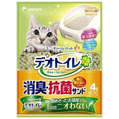 4.5Lx8袋】デオトイレ 消臭抗菌サンド 緑茶成分入 猫砂 4.5Lへ増量中