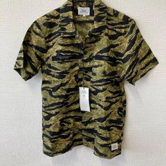 K*1様 WAIPER.inc コットンレーヨン オープンカラーシャツ タイガー