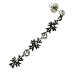 クロムハーツ CHROME HEARTS タイニーE CHプラス 3ドロップ ピアス SV925/K14 片耳 2358-304-8005-9100のサムネイル