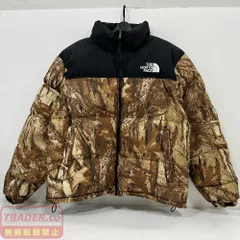 07w1969★ THE NORTH FACE(ザノースフェイス) NOVELTY NUPTSE JACKET ノベルティーヌプシジャケット ダウン カモフラ総柄 XLサイズ ND92556【中古品】のサムネイル