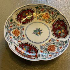 賞美堂 其泉窯 染錦 色絵 金彩 古伊万里 皿 - メルカリ