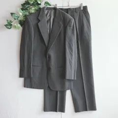 良品✨ アレグリ allegri ITALY セットアップ スーツ グレー ヘリンボーン ウール ビジネスのサムネイル