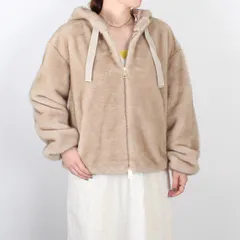 ヘルノ HERNO ジャケット MELANGE ALTERNATIVE MINK FUR JACKET [エコファー パーカー] レディース GI000318D 12739のサムネイル
