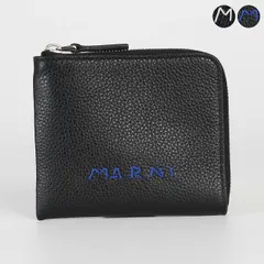 マルニ MARNI 財布 メンズ L字ファスナー財布/コインケース ブラック ZIP AROUND [メンディング] PFMI0095Q0 P6533 00N99 BLACKのサムネイル