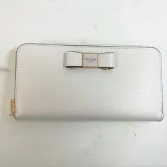 【未使用品】ケイトスペード K9925 S1008 モーガン ボウ エンベリッシュ ジップアラウンド コンチネンタル ウォレット 長財布のサムネイル