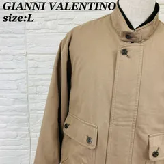 【GIANNI VALENTINO】ジャンニバレンチノ ブルゾン スウェード調 ベージュ Lサイズ アウター メンズ ヴィンテージ【011534】のサムネイル